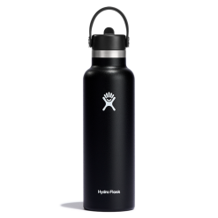 Hydro Flask 21oz Standard Mouth Straw Lid - Black