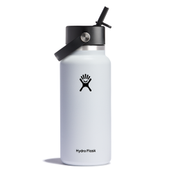Hydro Flask 32oz Wide Mouth Straw Lid - White