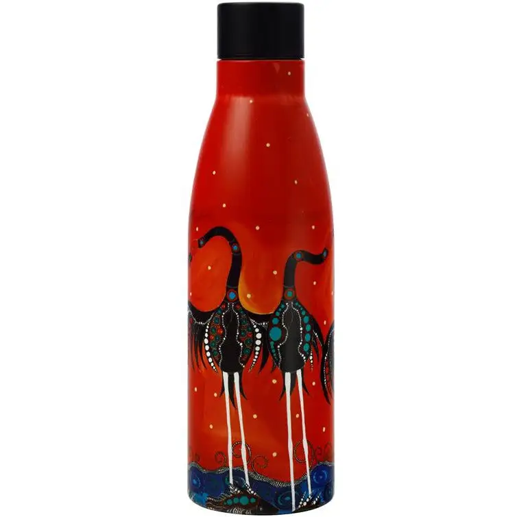 Maxwell And Williams Melanie Hava Jugaig-Bana-Wabu Double Wall Insulated Bottle 500ml Brolg