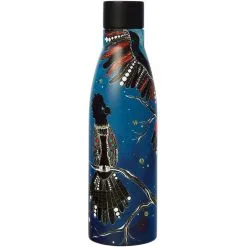 Maxwell And Williams Melanie Hava Jugaig-Bana-Wabu Double Wall Insulated Bottle 500ml Black