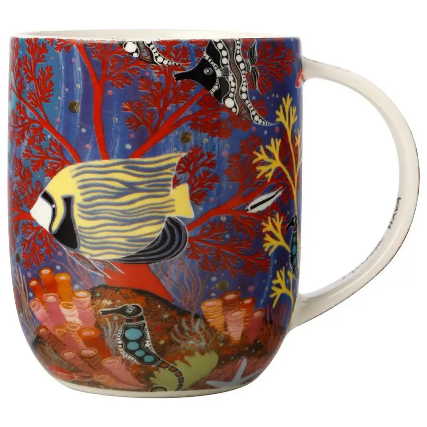 Maxwell And Williams Melanie Hava Jugaig-Bana-Wabu Mug 440ml Reef Wonderland Gift Boxed