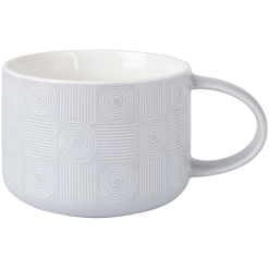 Maxwell And Williams Crest Jumbo Mug 500ML Grey