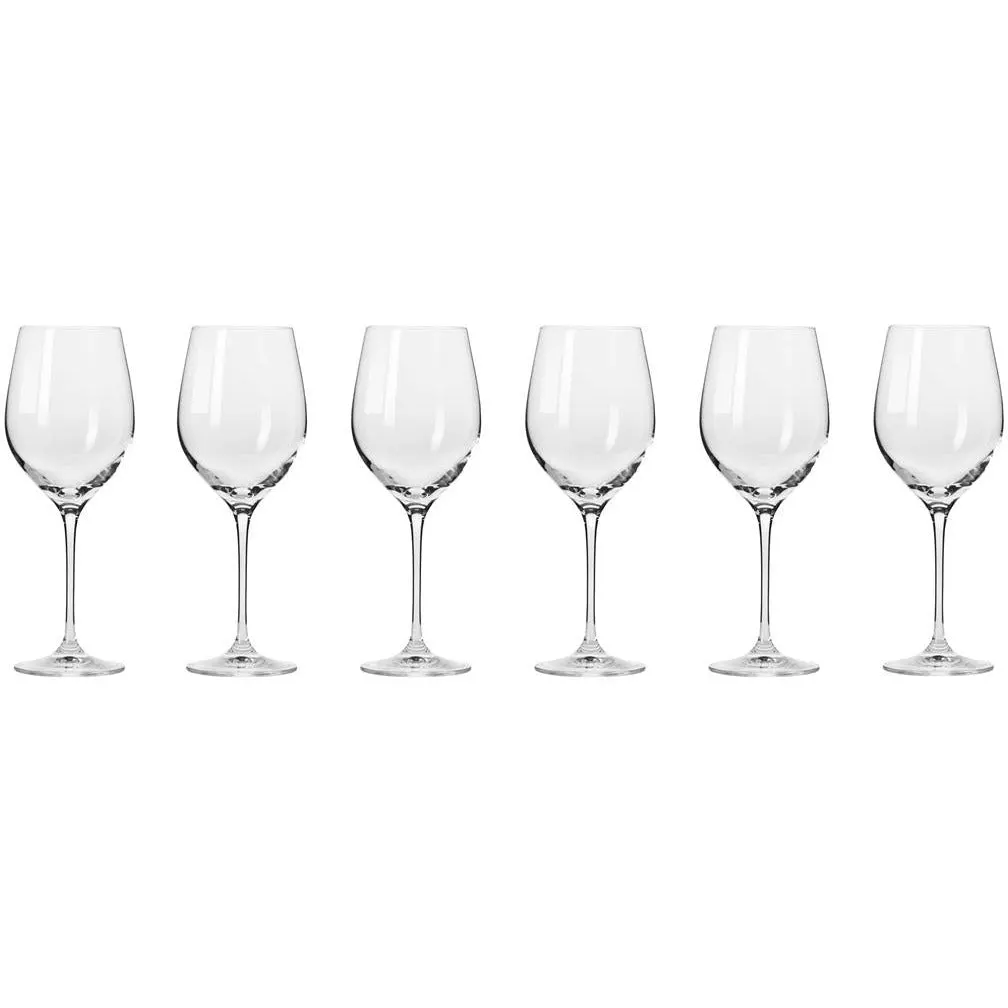 Krosno Harmony Wine Glass 370ml - 6 Piece Set