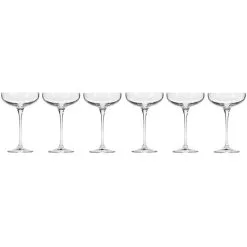 Krosno Harmony Champagne Coupe 240ml - 6 Piece