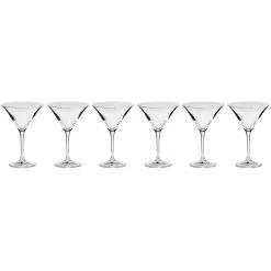 Krosno Avant-Garde Martini 150ML Set Of 6 Gift Boxed