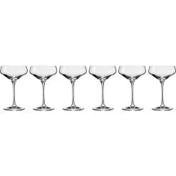 Krosno Avant-Garde Cocktail Glass 230ml Set Of 6 Gift Boxed