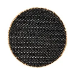 Maxwell And Williams Table Accents Placemat 38cm Round Black Natural
