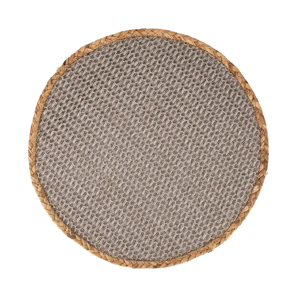 Maxwell And Williams Table Accents Placemat 38cm Round Grey Natural