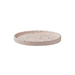 Maxwell And Williams Livvi Terrazzo Round Serving Tray 26cm Blush Gift Boxed