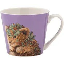 Maxwell And Williams Marini Ferlazzo Wild Planet Mug 370ML Lion Gift Boxed
