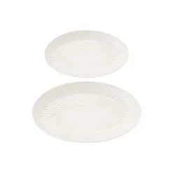 Maxwell And Williams Radiance Serving Platter Set Of 2 White Gift Boxed