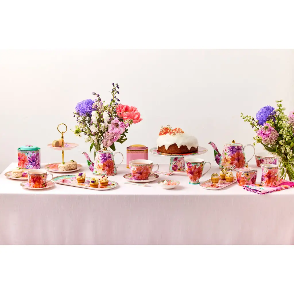 Maxwell And Williams Teas And Cs Dahlia Daze 2 Tiered Cake Stand Sky Gift Boxed - Image 2
