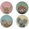 Maxwell And Williams Marini Ferlazzo Wild Planet Bamboo Plate 20cm Set Of 4 Assorted