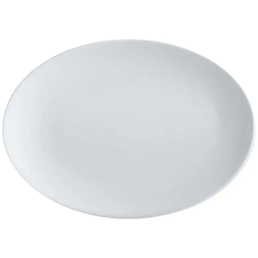 Maxwell And Williams White Basics Oval Plate 35cm X 25cm