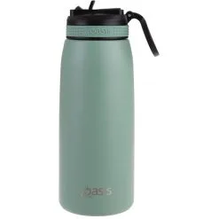 Oasis Insulated Sports Bottle Sipper Straw 780ml Sage Green