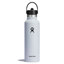 Hydro Flask 21oz Standard Mouth Straw Lid - White