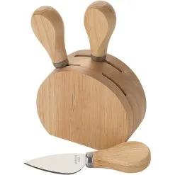 Symphony Bon Appetit Cheese Knife Block Set - 4 Piece Set