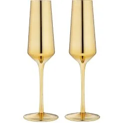 TEMPA Aurora Gold Set Of 2 Champagne Glass
