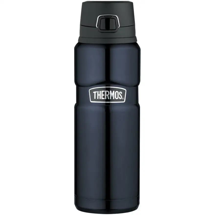 Thermos Stainless King Vacuum Insulated Bottle With Flip Lid 710ml - Midnight