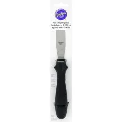 Wilton Straight Spatula 9IN - Black