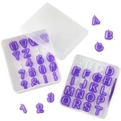 Wilton 42pc Alphabet And Number Cutouts