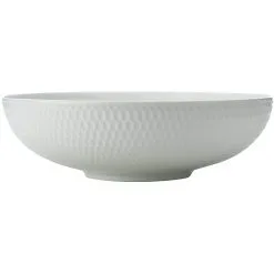 Maxwell And Williams White Basics Diamonds Round Serving Bowl 25cm